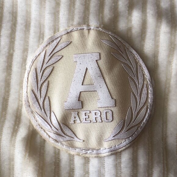 Aeropostale Lounge Women’s Mock Neck 1/4 Zip Crop Pullover Ivory Size Medium NWT - Picture 8 of 13